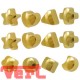 R513 (2YSH-A/NC) 24CT GOLD PLATED ASSORTED SHAPES
